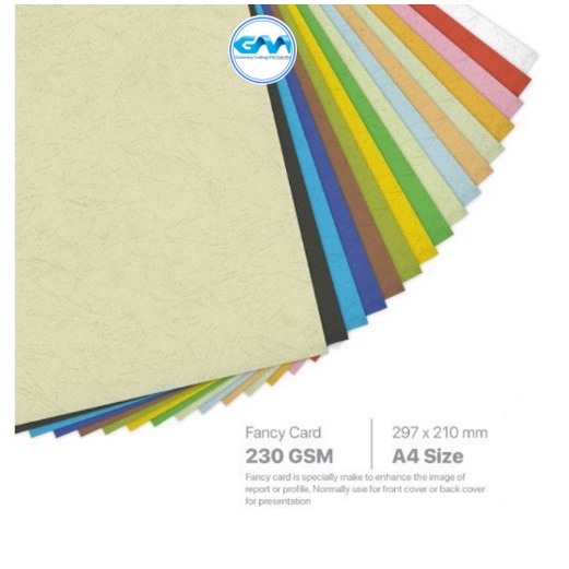 A4 Buffalo Card 230gsm | Fancy Card | Colour Paper (10 Pcs Per Pack ...