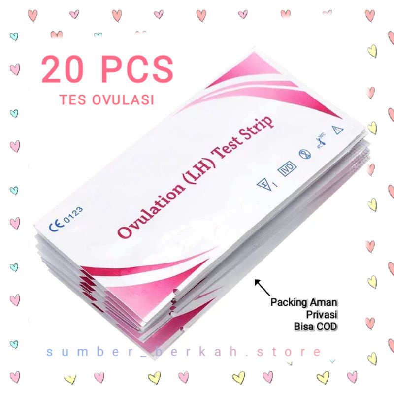 20pcs Ovulation Testovulation Test Saving Packagewomens Fertile