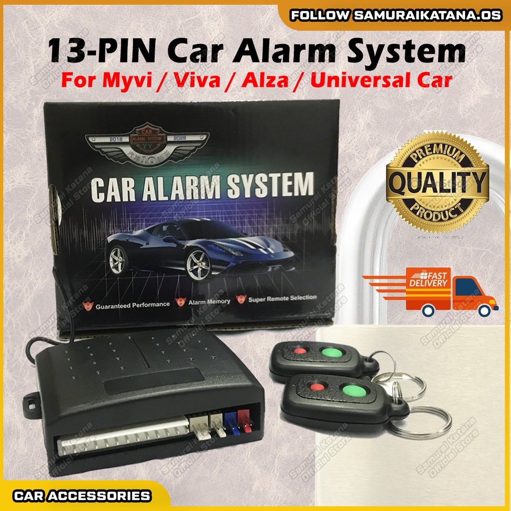 Universal Car 13 Pin Car Door Alarm System Security Central Locking