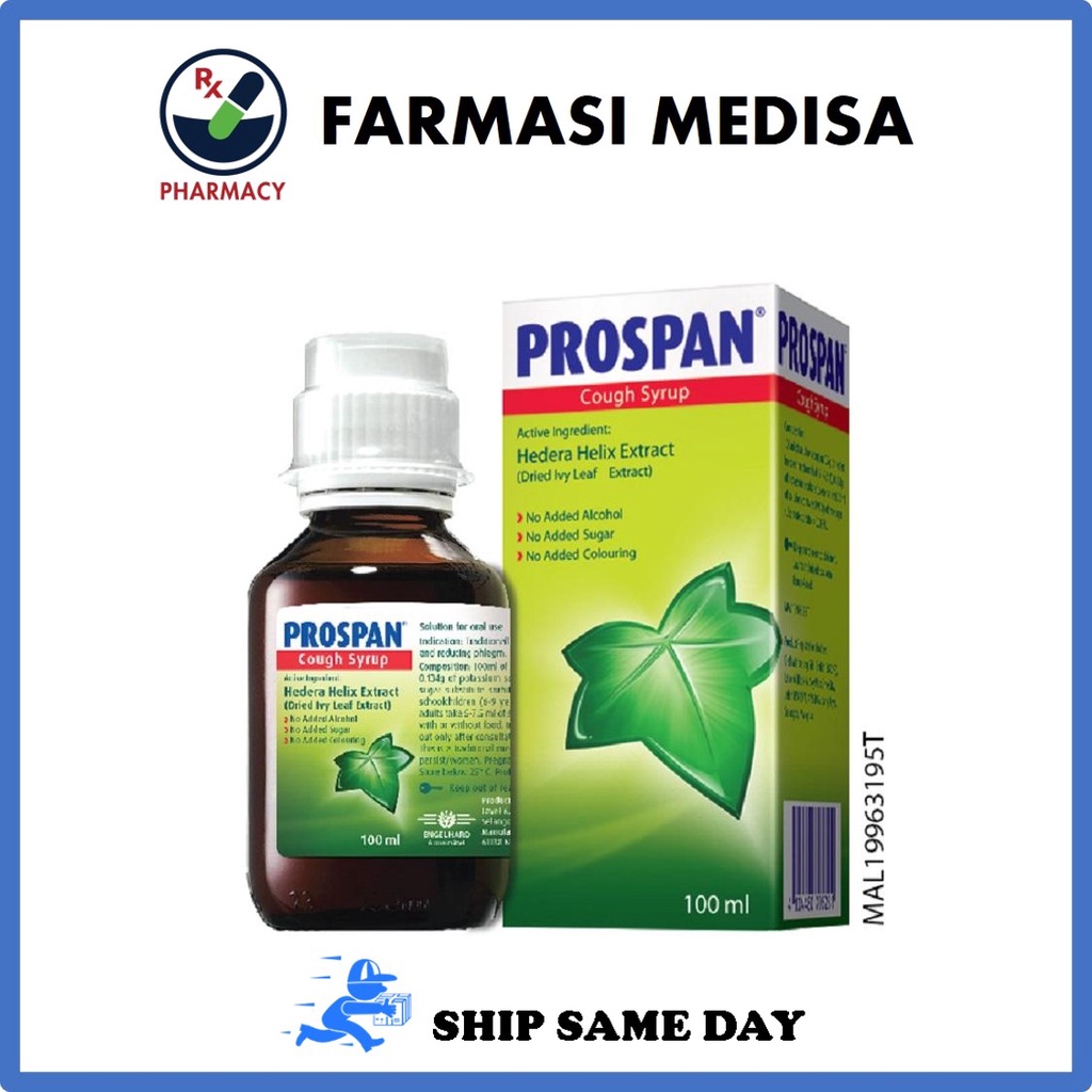 Ubat Batuk Prospan Cough Syrup 100ml herbal cough sirap herba | Shopee ...