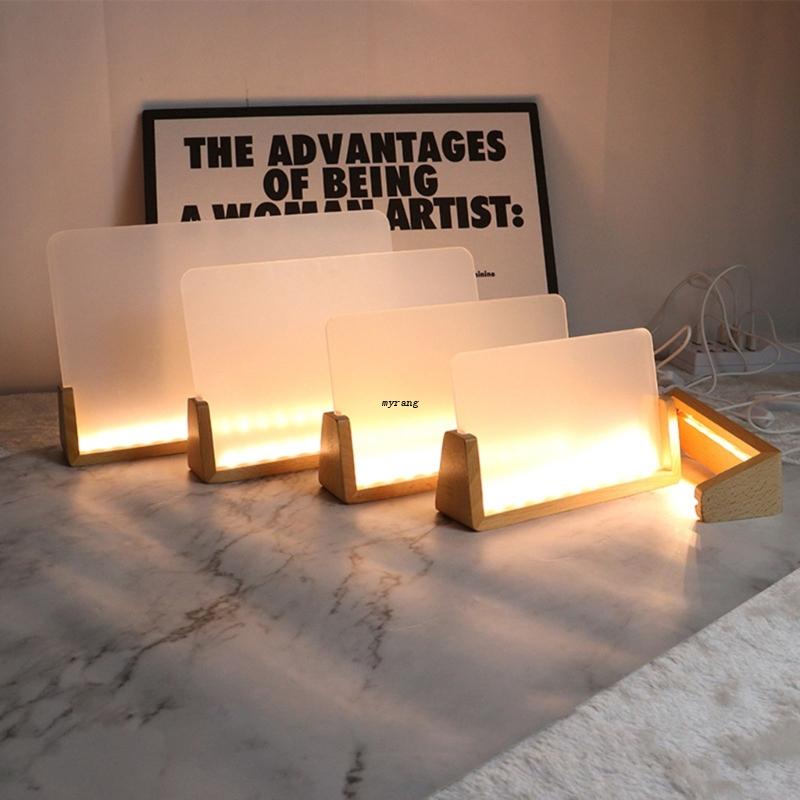 LED Display Base with USB-Cable U-shaped Frame Light Lamp Stand for ...