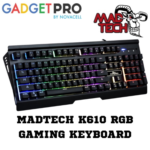 MADTECH K610 RGB GAMING KEYBOARD | Shopee Malaysia