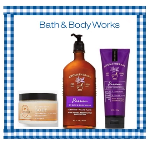 Bath & Body Works Aromatherapy Tuberose Ylang Ylang (Passion) Body ...