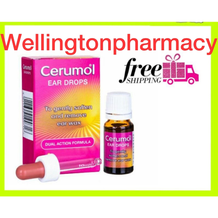 Cerumol (New Stock) Ear Drops Exp2025 (Ear Wax Removal) 10ml Shopee