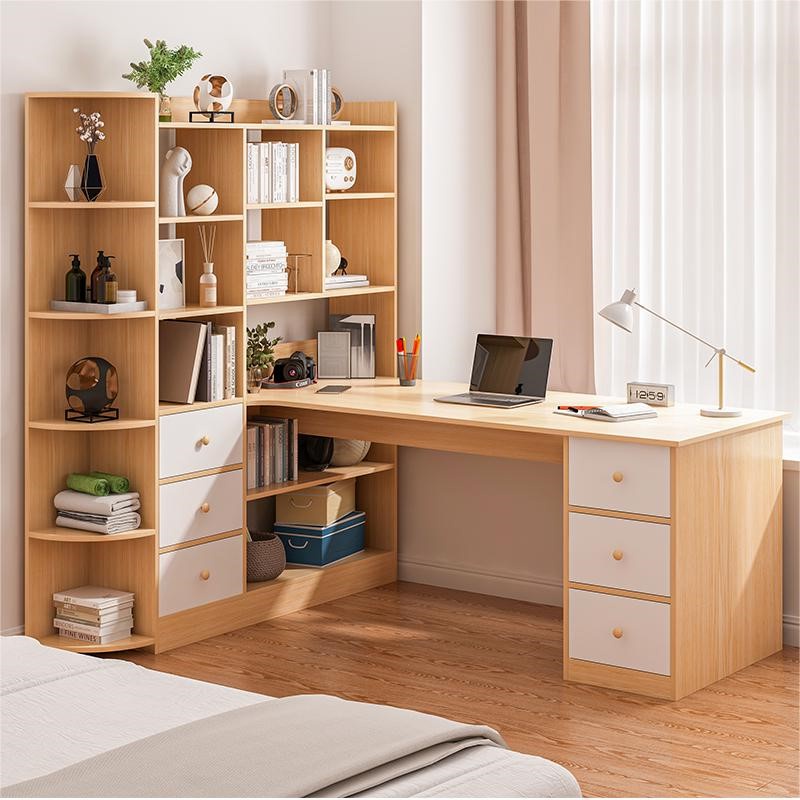 J-corner desk living room large long table home workbench study desk ...