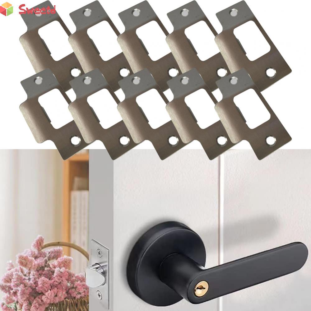 Striker Plate Door Strike Stainless Steel Brand New Steel Jamb Systems Shopee Malaysia