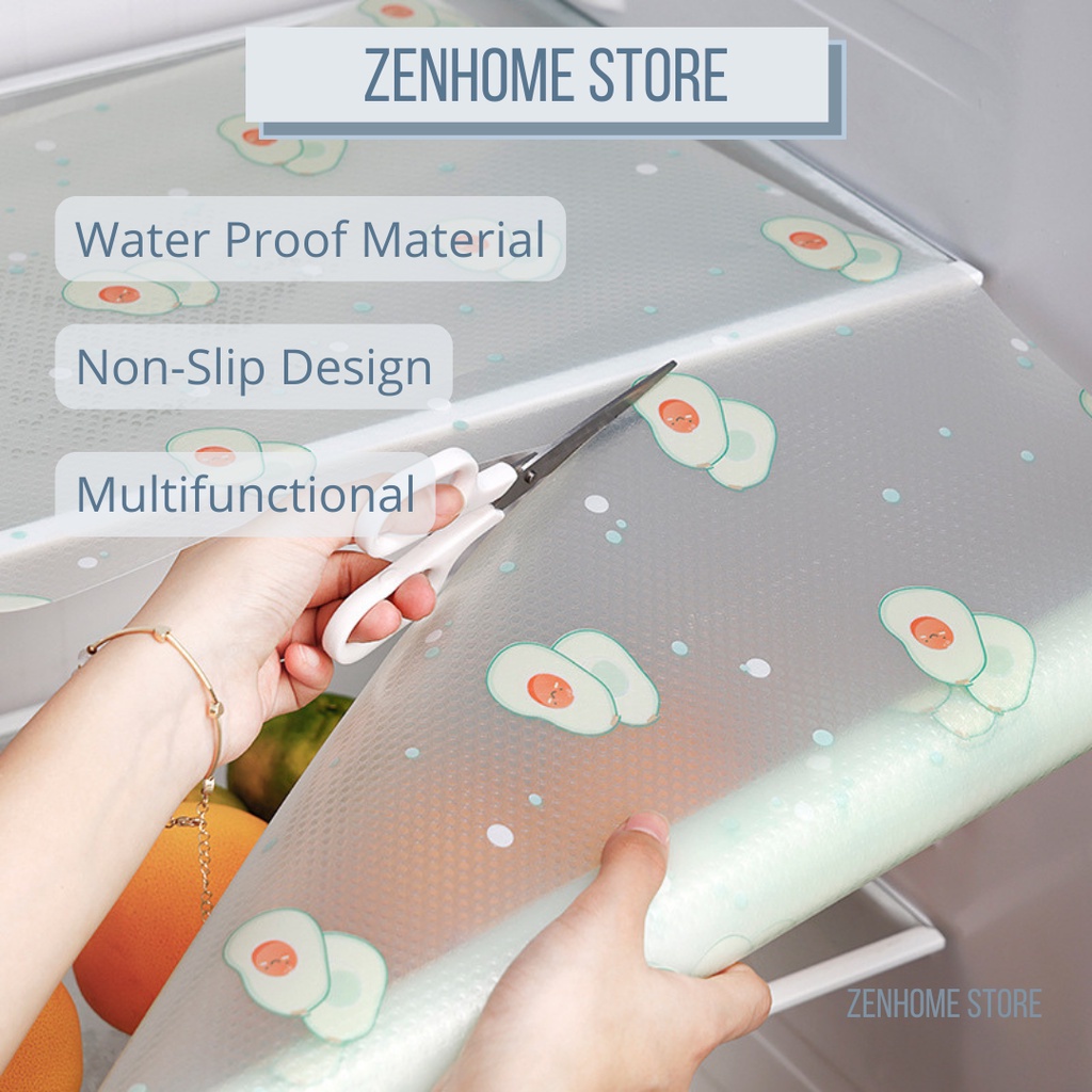 Non-Slip Drawer Mat Transparent EVA Shelf Liner Multifunctional