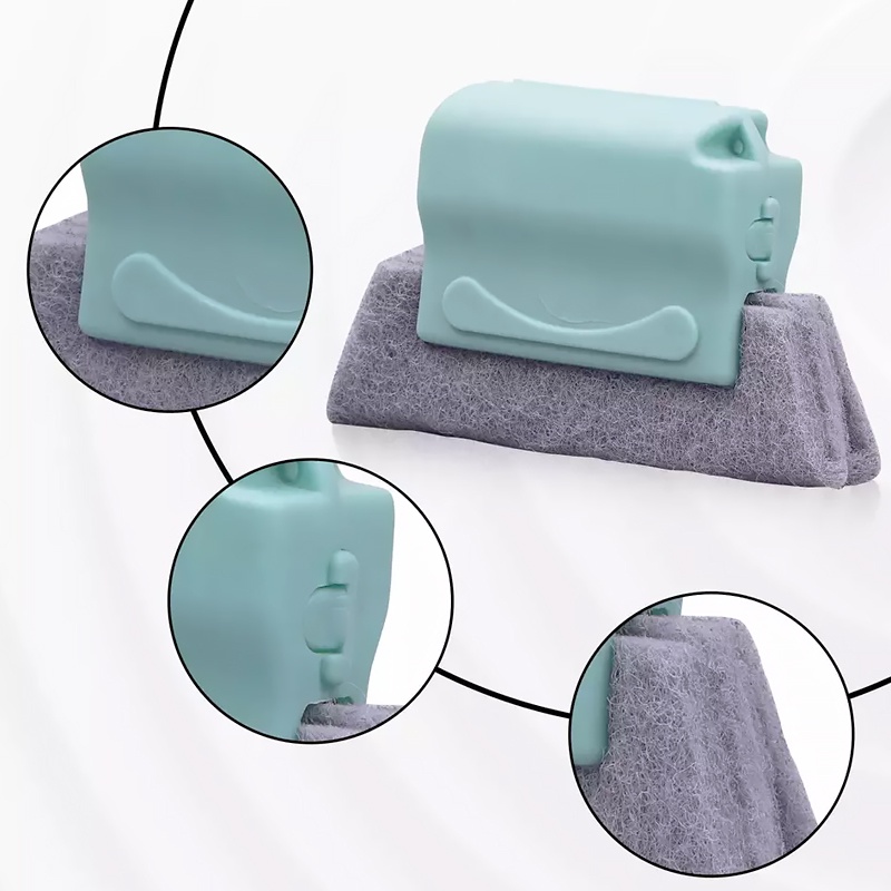 Magic Sponge Door Track Window Groove Gap Corner Dust Removal Cleaning ...