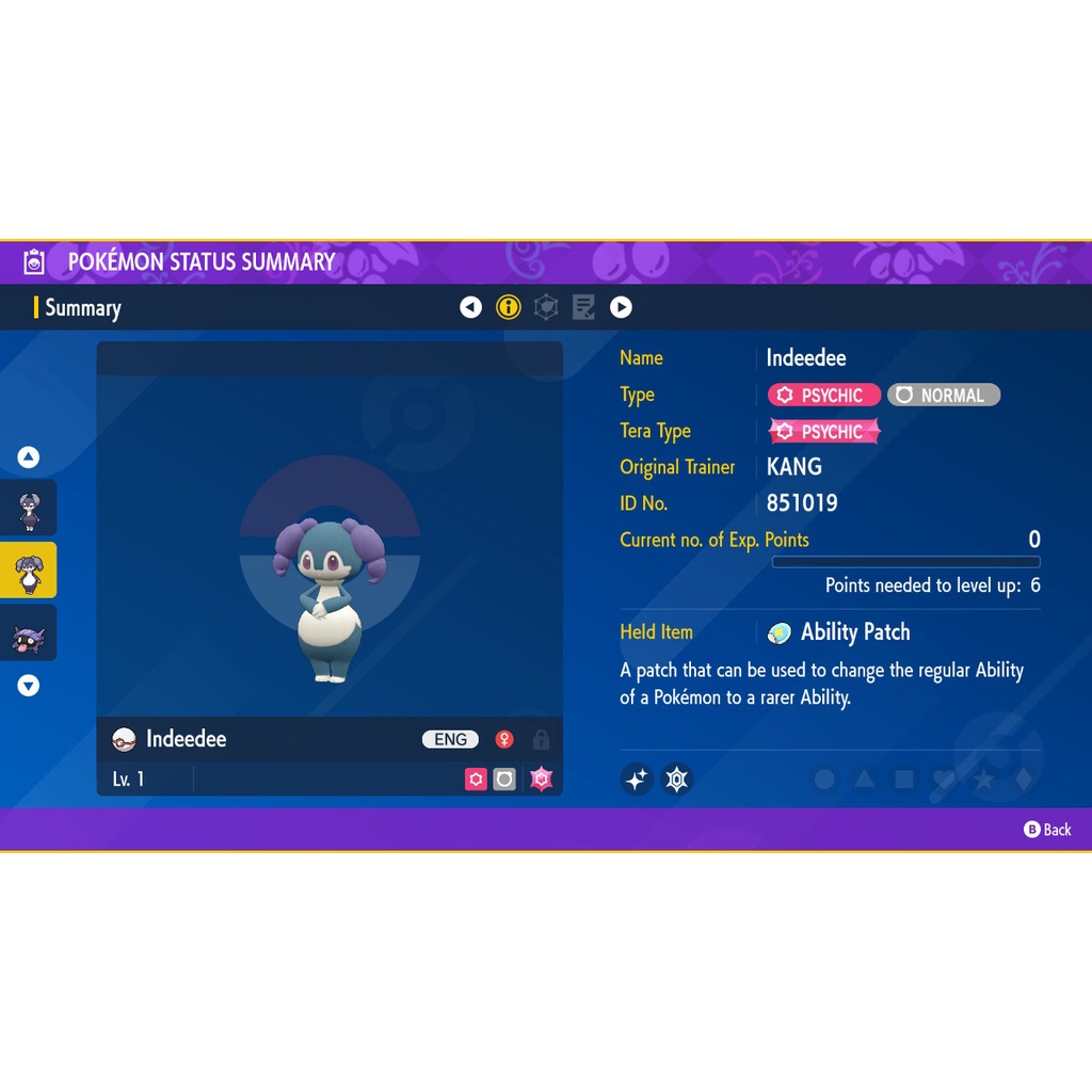Pokemon Scarlet & Violet - 6IV Shiny Indeedee (Female) | Shopee Malaysia