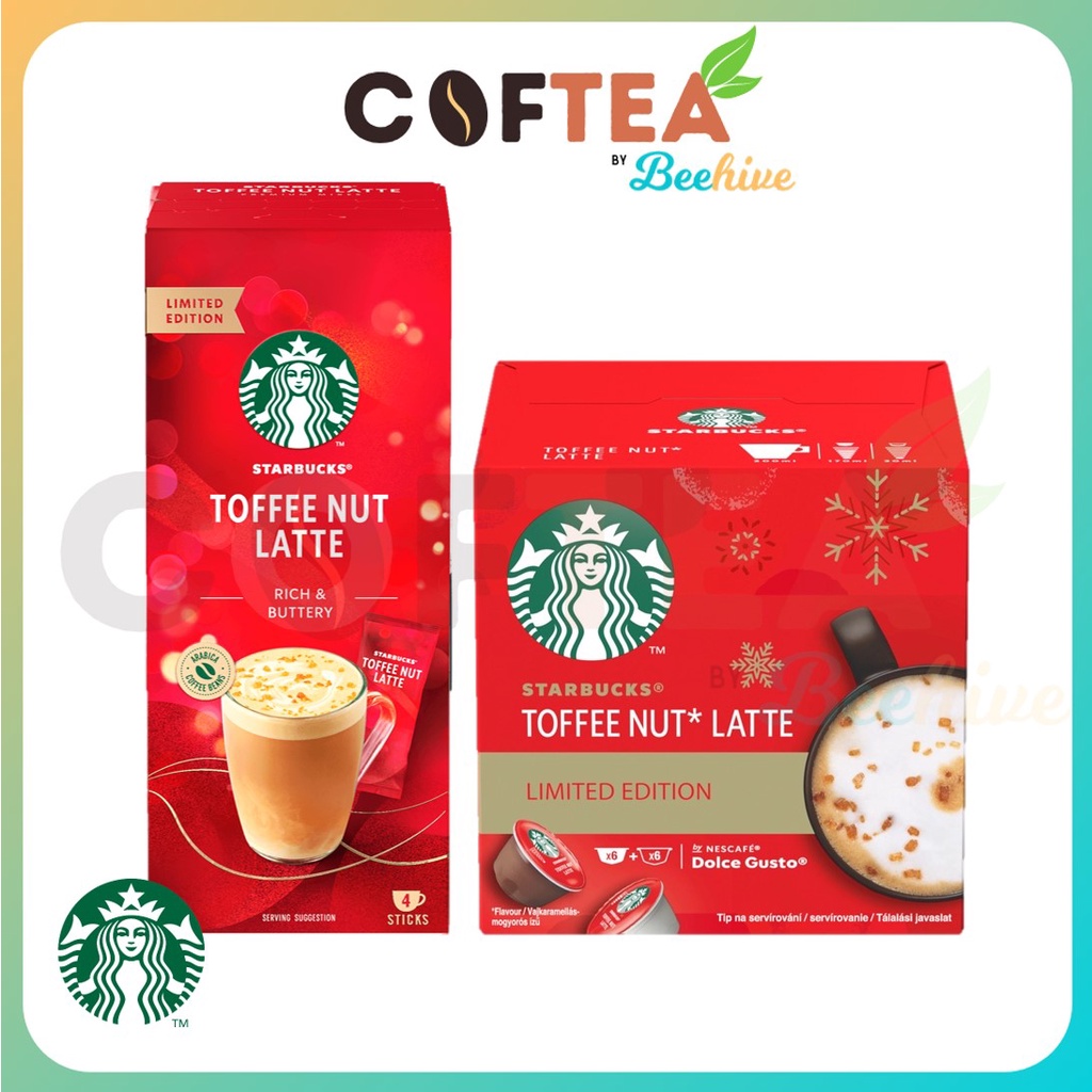 Starbucks Nescafe Dolce Gusto / Premium Mixes Toffee Nut Latte Limited