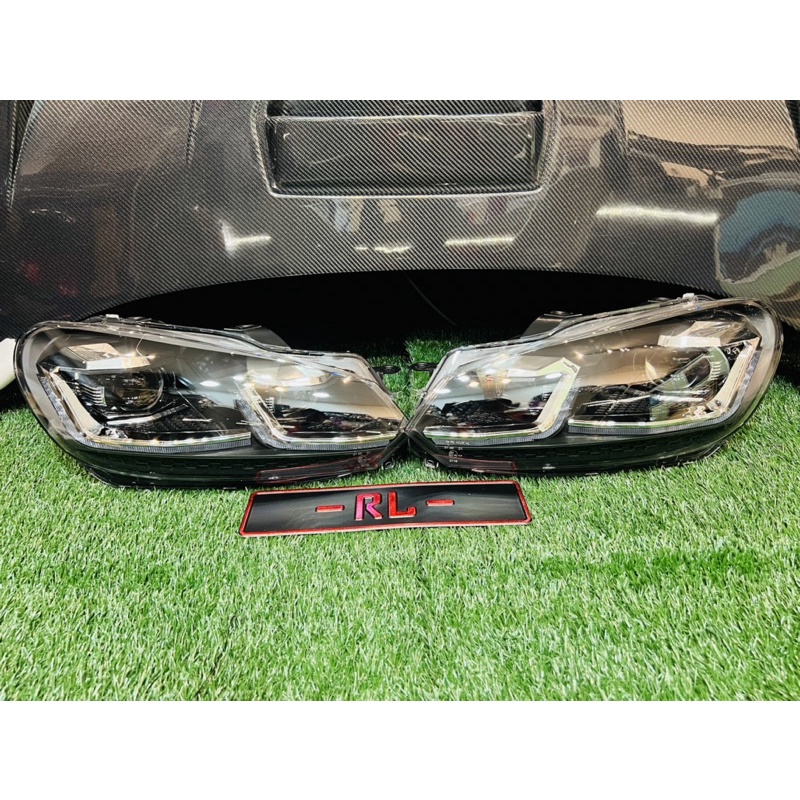 Volkswagen golf mk6 projector headlamp headlight head lamp light drl