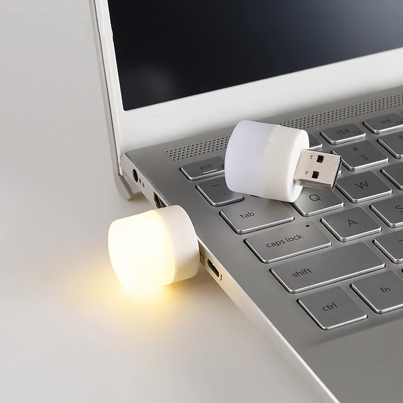 Mini USB LED Light Bedside Reading Soft Night Lamp Bedroom Corridor ...