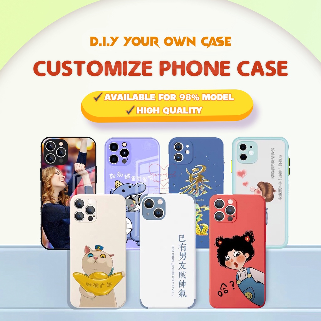 Customized design photo Tempered glass/﻿Silicone color Phone case for ...