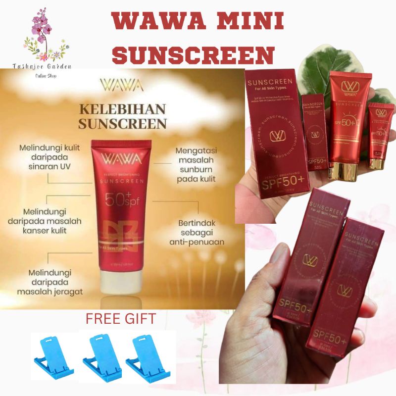 Wawa Mini Sunscreen 100 Original Hq Spf50 Shopee Malaysia