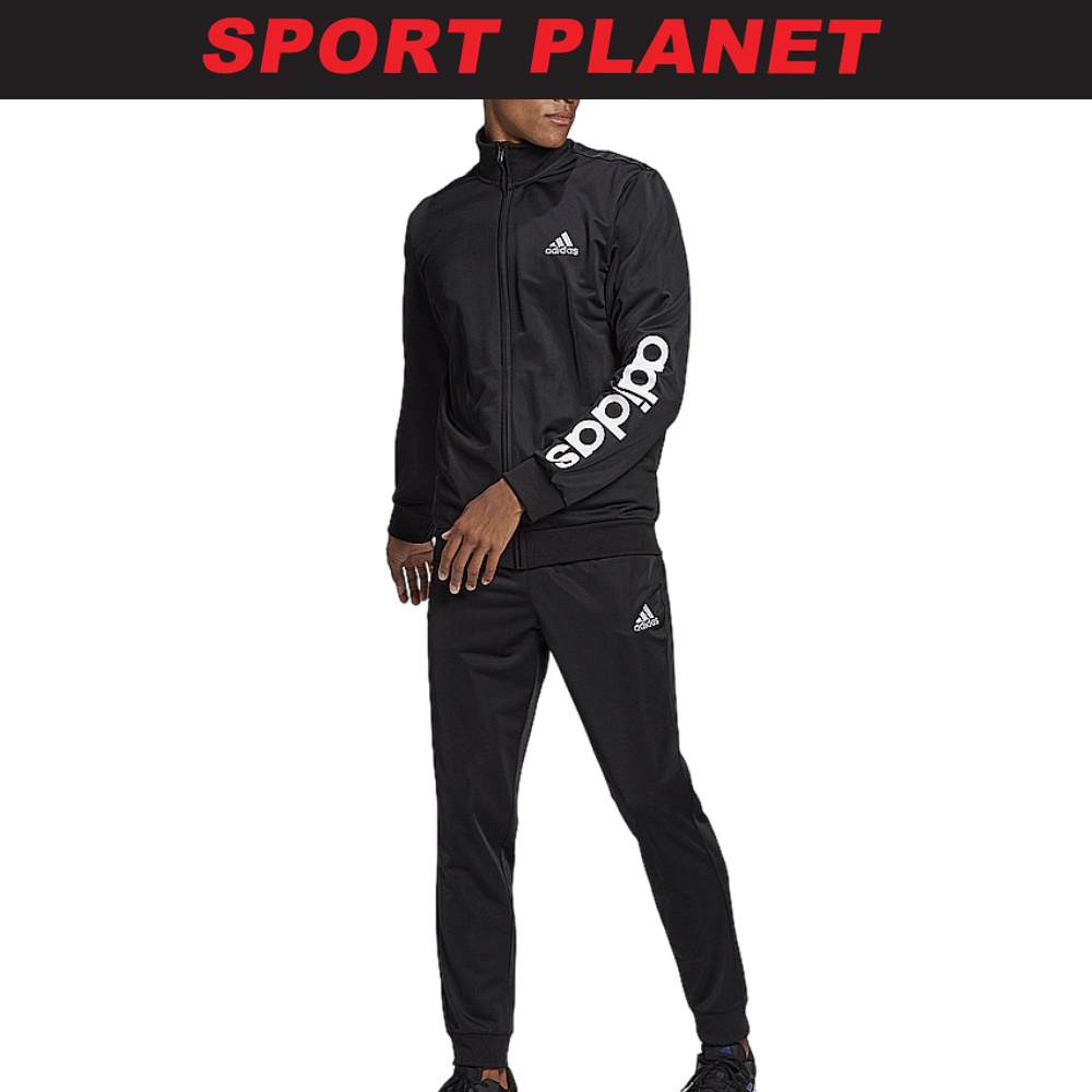 Adidas Men Primegreen Essentials Linear Logo Tracksuit Top And Bottom Set Gk9654set Sport 5695