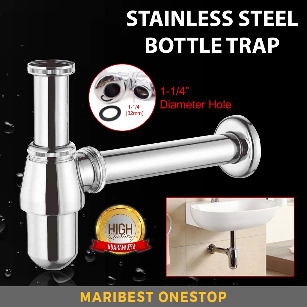 32MM STAINLESS STEEL BOTTLE TRAP Shopee Malaysia