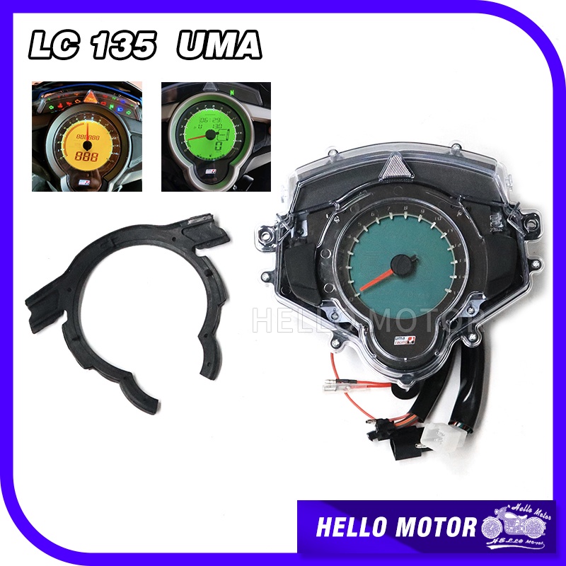 Uma Digital Meter Yamaha LC135 II(V2-V6)4s/5s Wiring Set-7 Colour-TL ...
