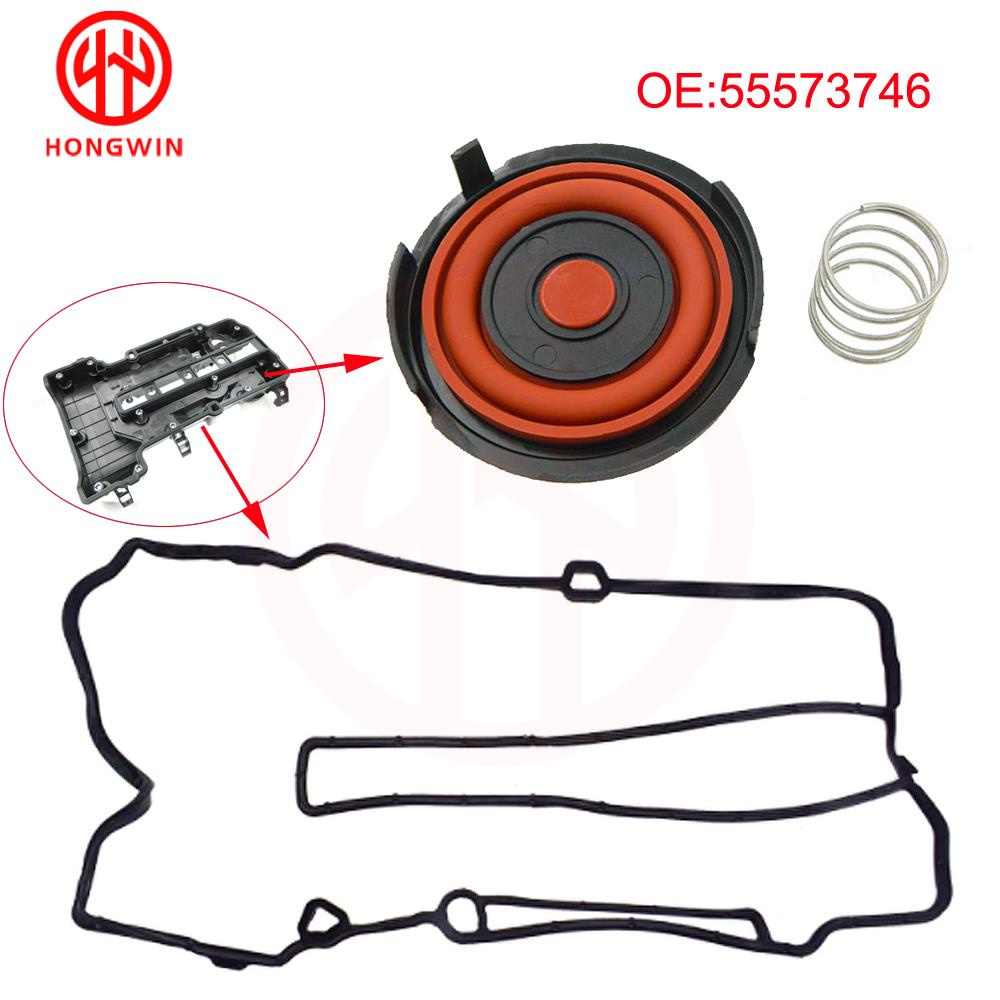 ONE SET PCV Valve Cover Repair Kit Valve Cap With Membrane With Gasket