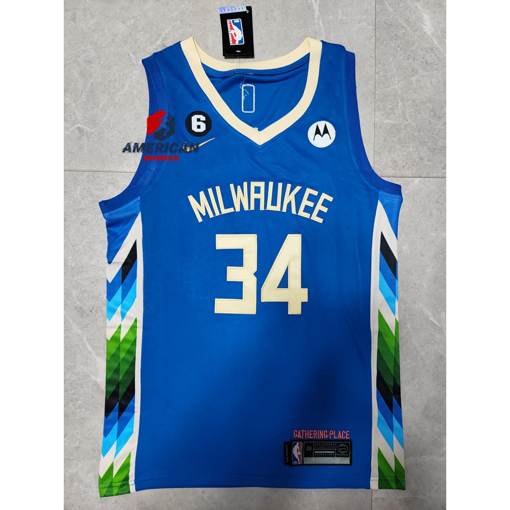 2023 New Season Men's Milwaukee Bucks Jersey NBA 34 Giannis