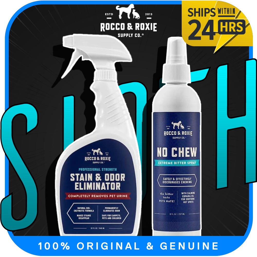 Rocco & Roxie Stain & Odor Eliminator No Chew Spray for Dogs Shopee