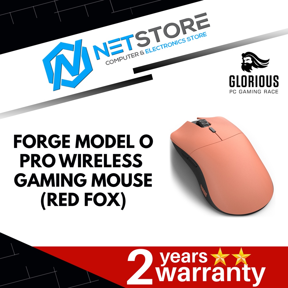 GlORIOUS MODEL O PRO WIRELESS OPTICAL GAMING MOUSE RED FOX (GLOMSOW