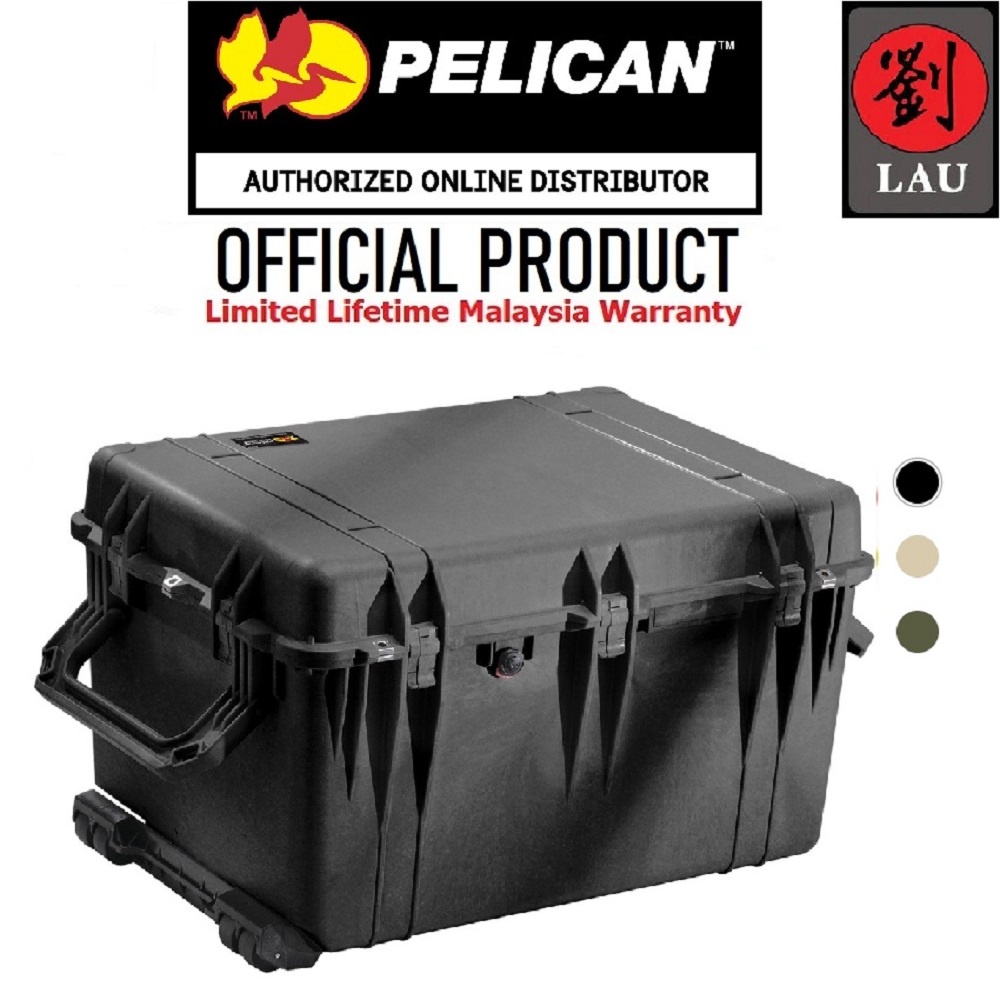 Pelican 1660 Wheeled Protector Case with Foam - Assorted Colours ...