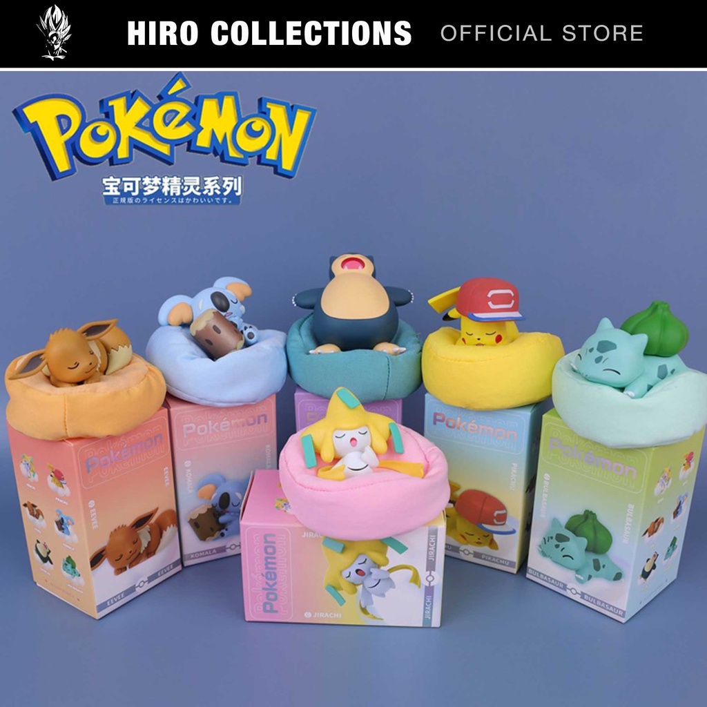 🇲🇾【Ready Stock现货】Pokemon Sleeping Series Pikachu Bulbasaur Eevee ...