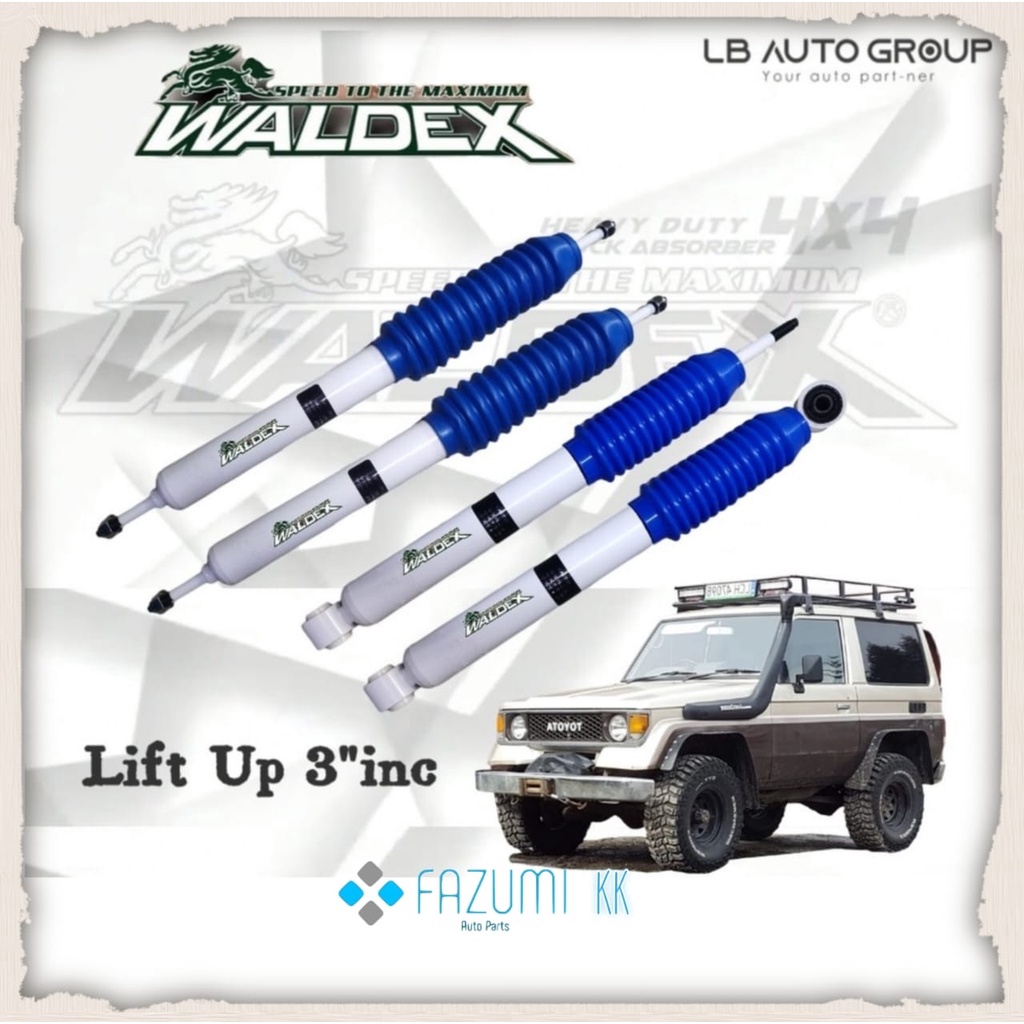 Toyota Land Cruiser LJ Lift Up Inc Waldex Heavy Duty Gas Absorber Supreme C Shopee Malaysia