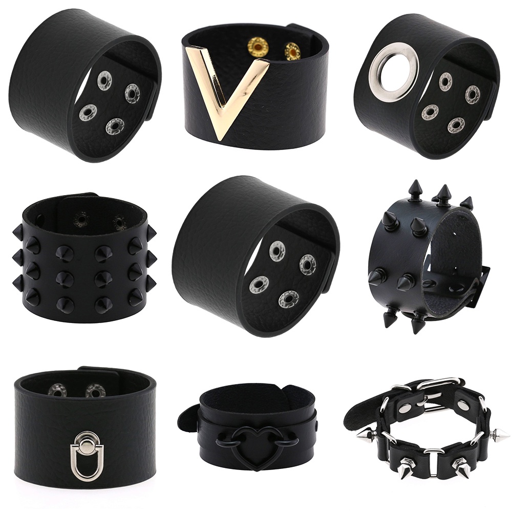 Vintage Punk Retro Multilayer Leather Bracelet Male Fashion Braided ...