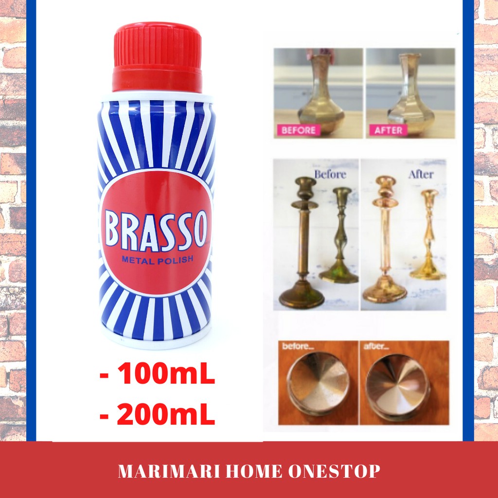 Brasso Metal Polish Can 100ml, Polishers, Cleaning