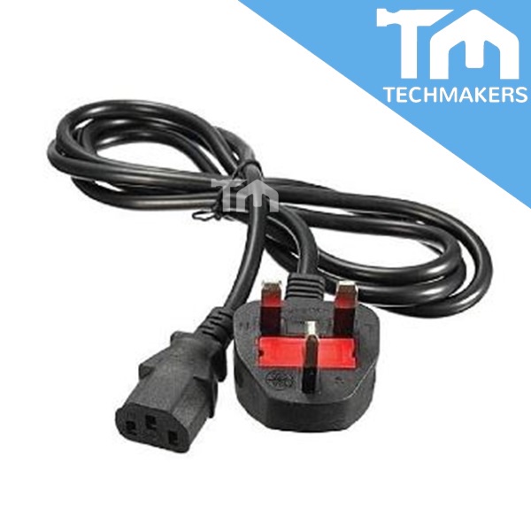 3-Pin UK 1.5m Meter 13A Fuse Fused Socket Power Cord Supply (Quality ...