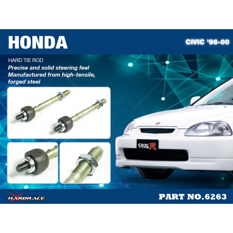 Hardrace Hard Tie Rod Honda Civic EJ EK EK9 EK4 6263 Shopee Malaysia