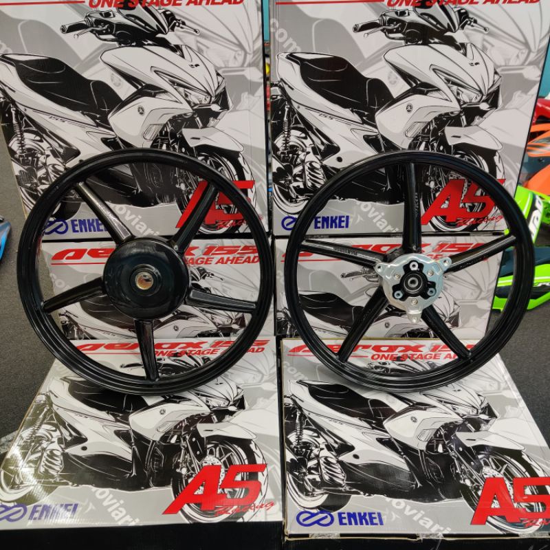 RIM SP522 ENKEI A5 NVX V1 V2 (A5 KOTAK HITAM) | Shopee Malaysia