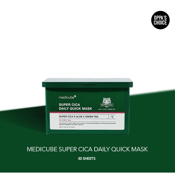 Masque Apaisant Medicube Super Cica - Pour Peaux Sensibles - 22 G - Neuf