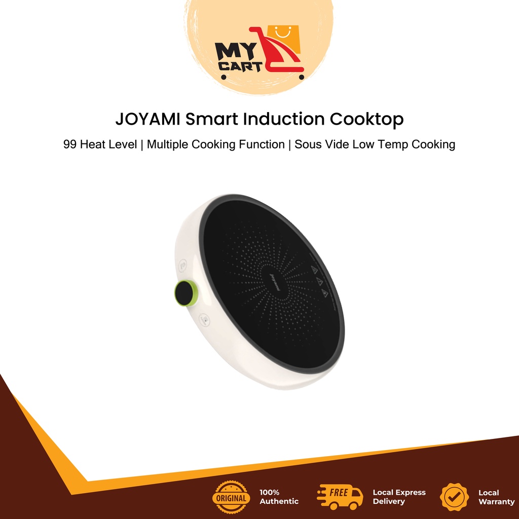 JOYAMI Smart Induction Cooktop > 99 Heat Level, Multiple Cooking