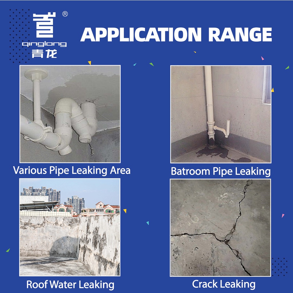 QL Waterproof Sealant Toilet Bathroom Roof Coating Paints (18kg ...