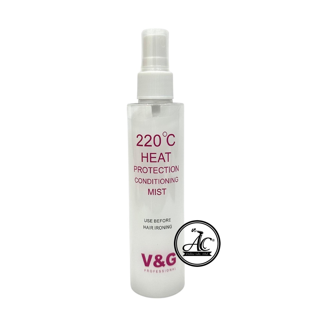 V&G 220°C Heat Protection Conditioning Hair Mist 100ml V&G heat protect  220C 抗热喷雾 Ready Stock in Malaysia