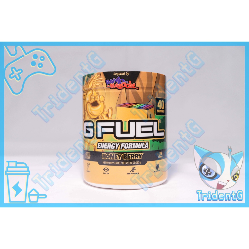 G Fuel HONEY BERRY inspired by Banjo Kazooie Game Gfuel 40 servings