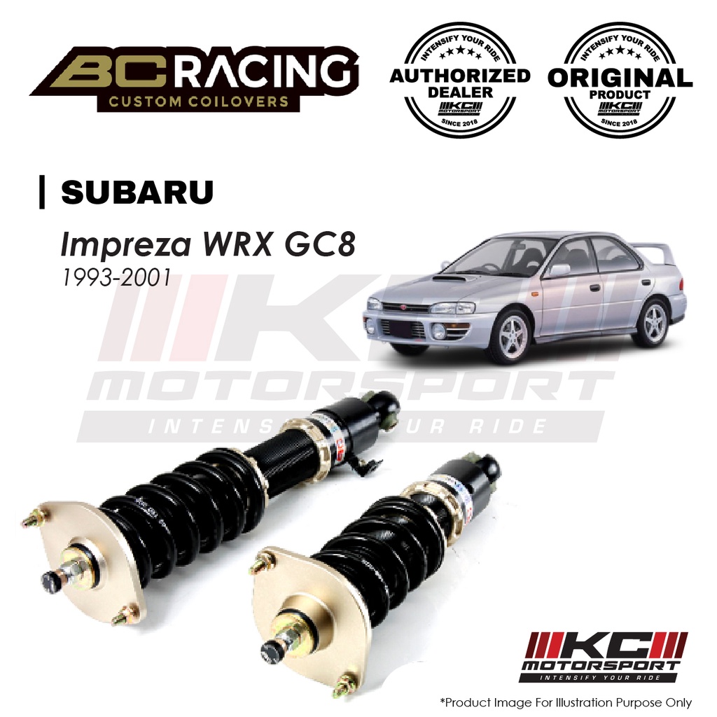 Subaru Impreza WRX GC8 1993-2001 - BC Racing BR RS Fully Adjustable ...