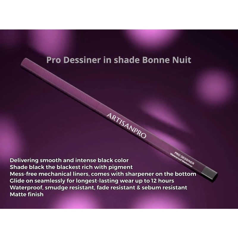Artisan Pro Pro Dessiner Bonne Nuit Eyeliner Shopee Malaysia