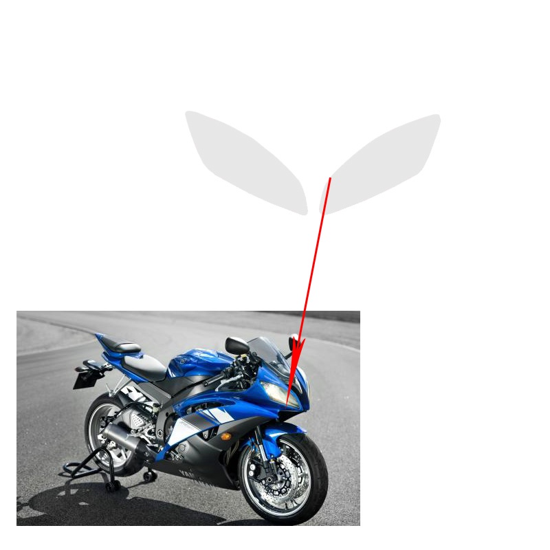 Motorcycle Cluster Scratch Protection Film headlight Protector For ...