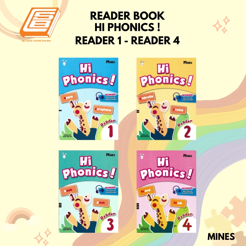 [SBCB] Preschool : Hi Phonics ( Reader Book ) | Shopee Malaysia