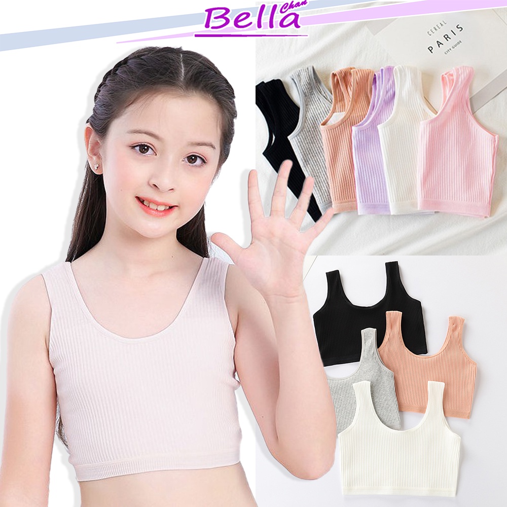 KENDY Girls Training Bra Underwear Baby Bra Anti Peering Teenage Sport