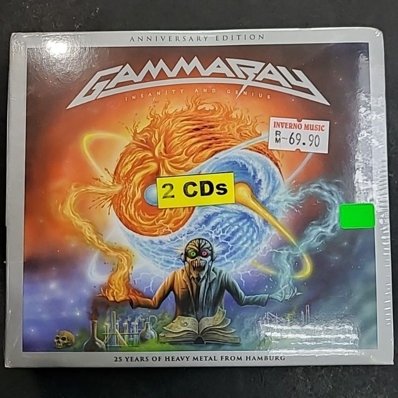 Gamma Ray - Insanity And Genius (2CDs) | Shopee Malaysia