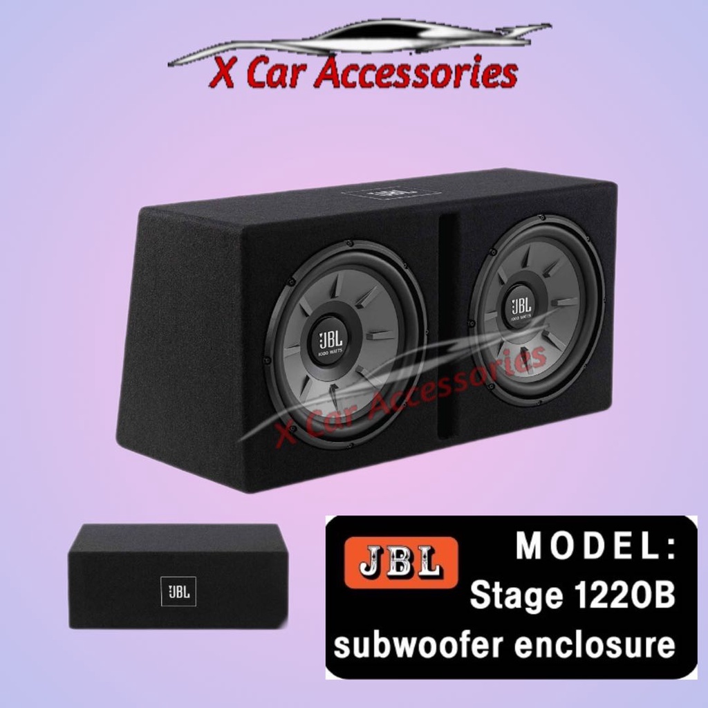 JBL Stage 1220B 2000W Dual 12" SlotPorted Single 2Ohm Car Audio