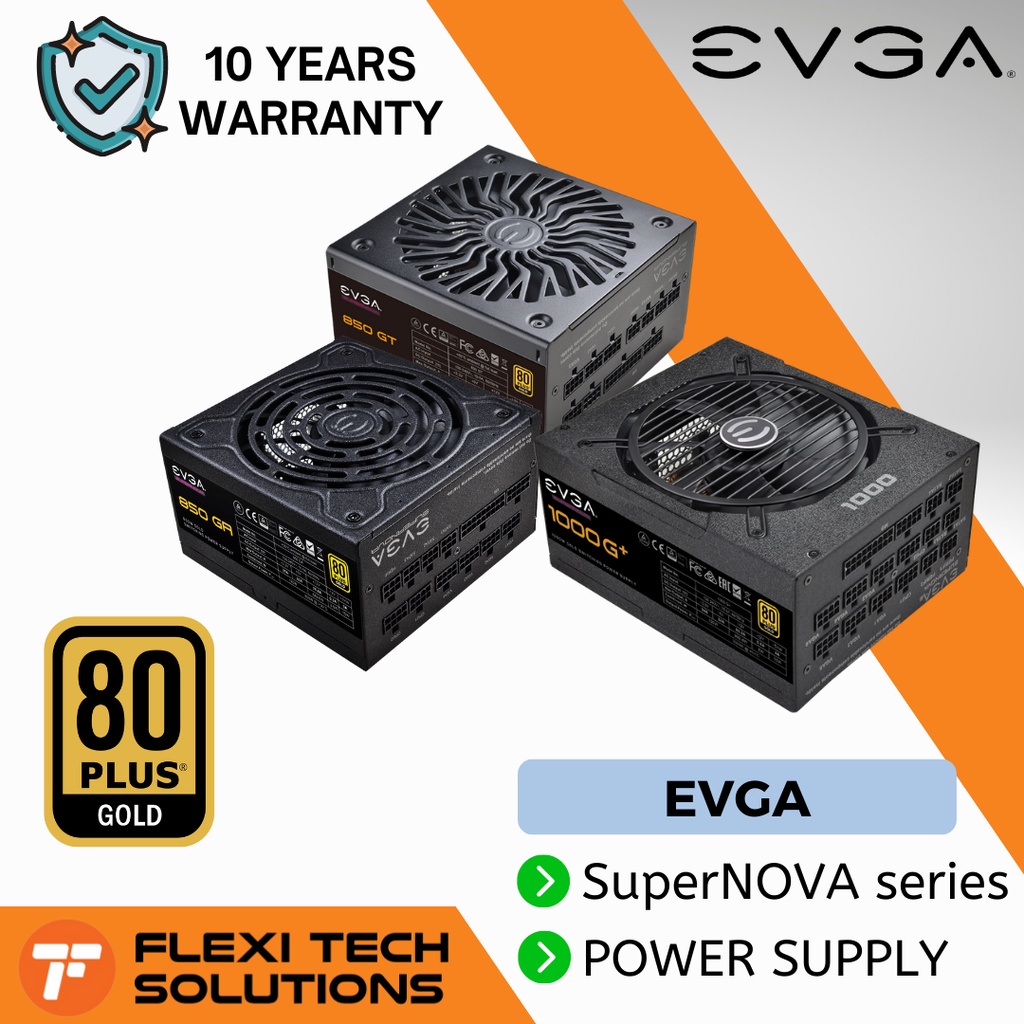 EVGA SuperNOVA 850 GT 850W 80 Plus Gold Fully Modular Power Supply