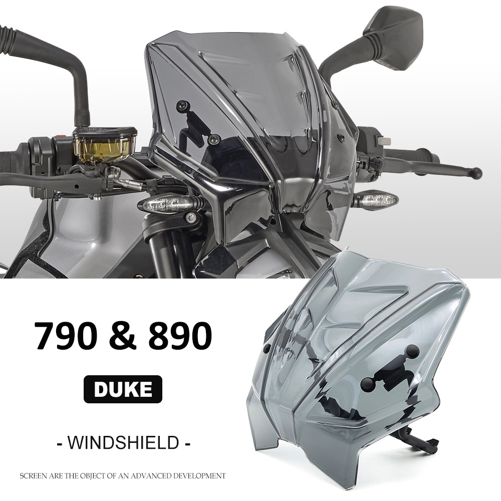 New 2018 2019 2020 2021 2022 Motorcycle 790 890 DUKE Windscreen ...