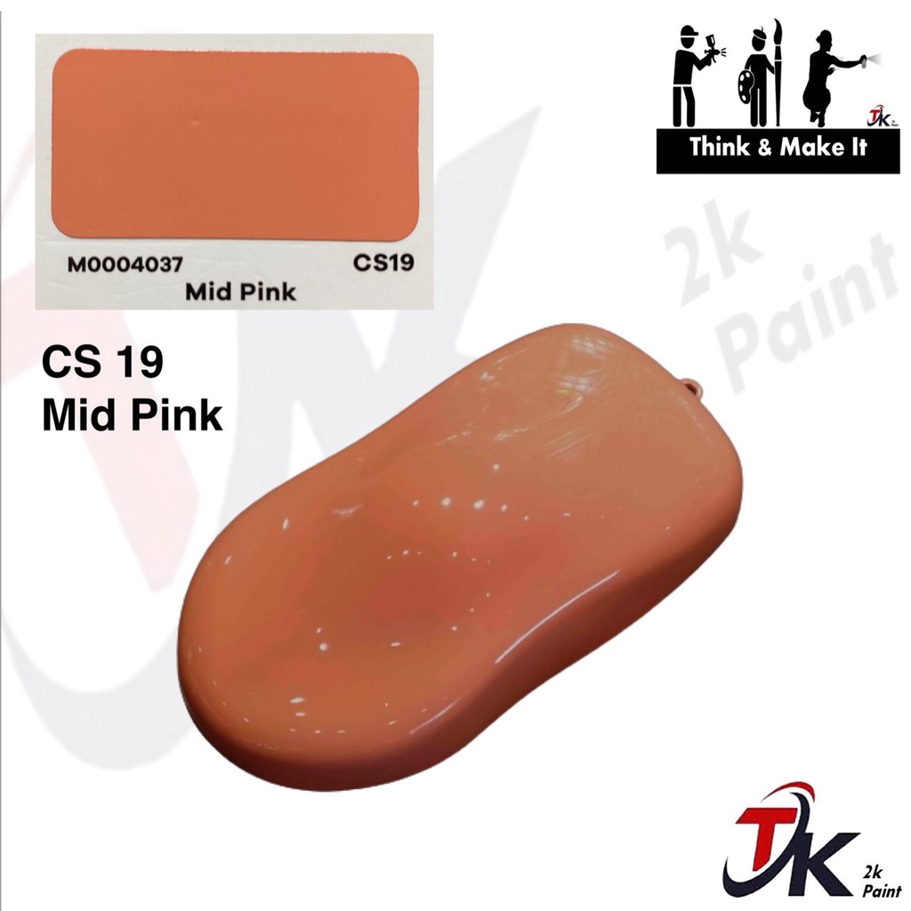 CS 19 Mid Pink OLD SCHOOL SUPREME SOLID COLOUR 2K PAINT/FAST DRY
