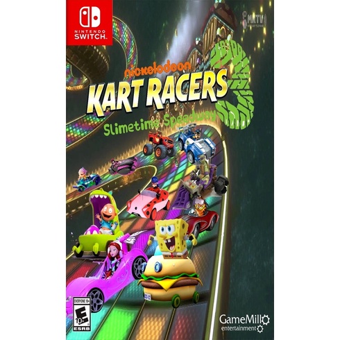 （Buy2Free1） Nintendo Switch Digital Nickelodeon Kart Racers 3: Slime ...