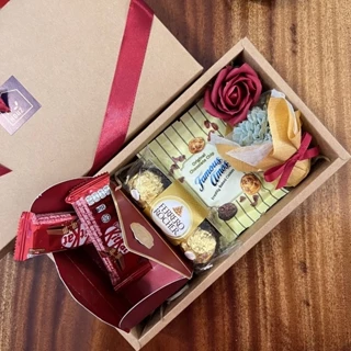 【Ready Stock】Premium Chocolate Cactus Gift Set/Succulent Gift Set/Birthday Gift/Christmas Gift/Hadiah/Corporate Gift
